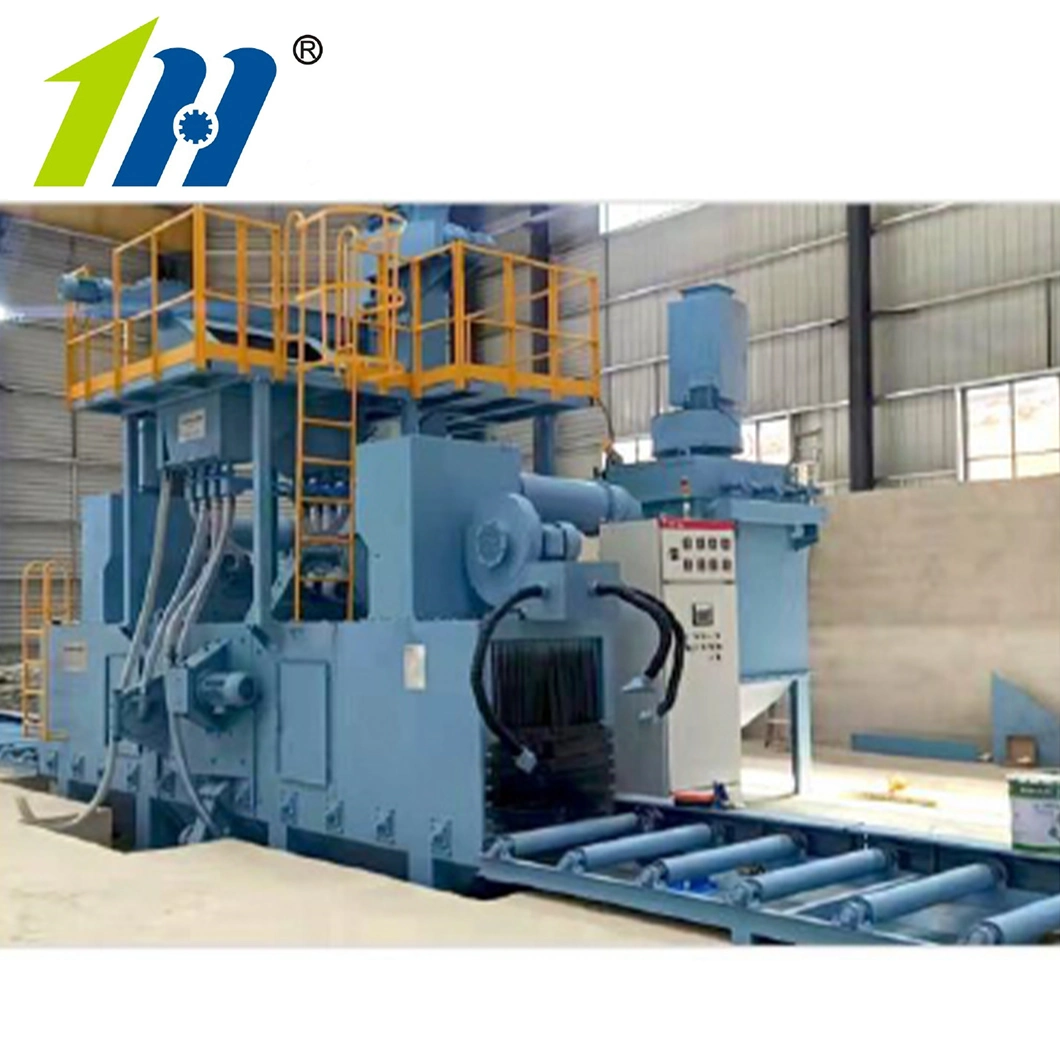 Roller Conveying Steel Wire Mesh Belt Shot Blasting Machine