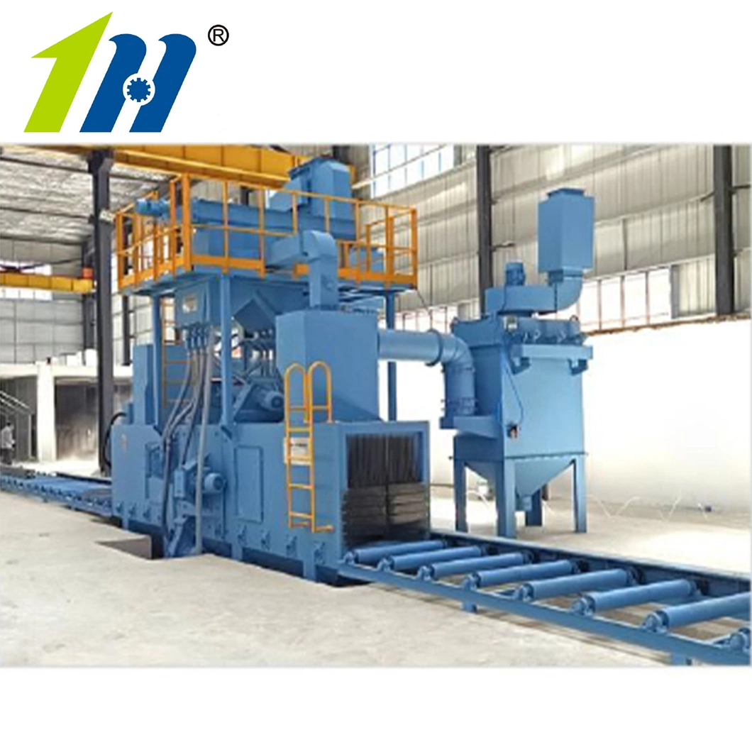 Roller Conveying Steel Wire Mesh Belt Shot Blasting Machine