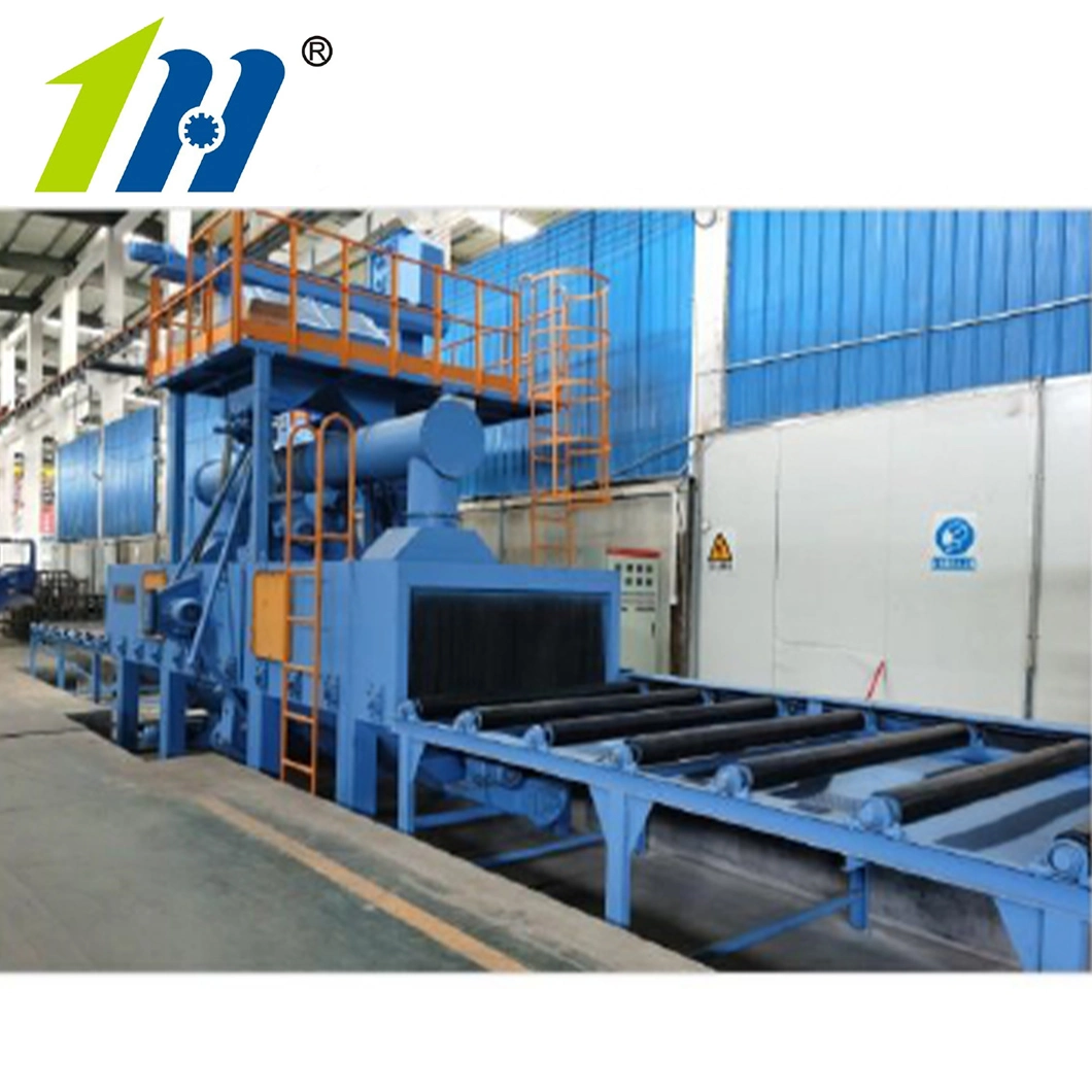 Roller Conveying Steel Wire Mesh Belt Shot Blasting Machine