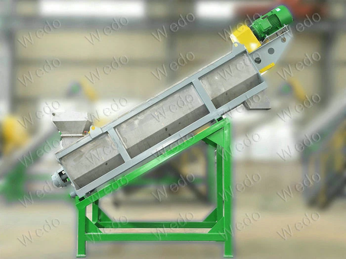 PP Pipe HDPE Bottle Shredding Crushing Washing Recycling Machine with Friction Washer