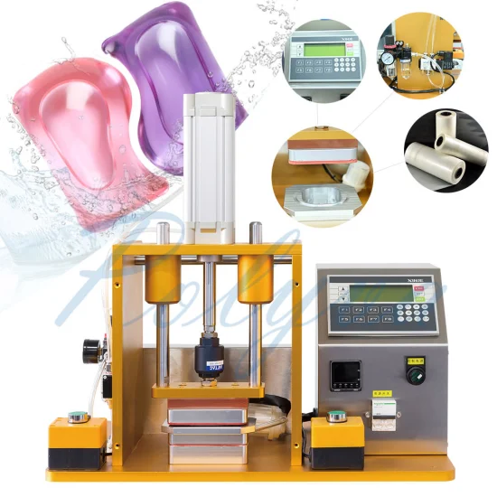 Polyva Multifunktions-Wäschekapseln, Verpackungsmaschinen, automatische Seifenherstellungsmaschine im Labormaßstab, andere Waschpulver-Abfüllmaschine