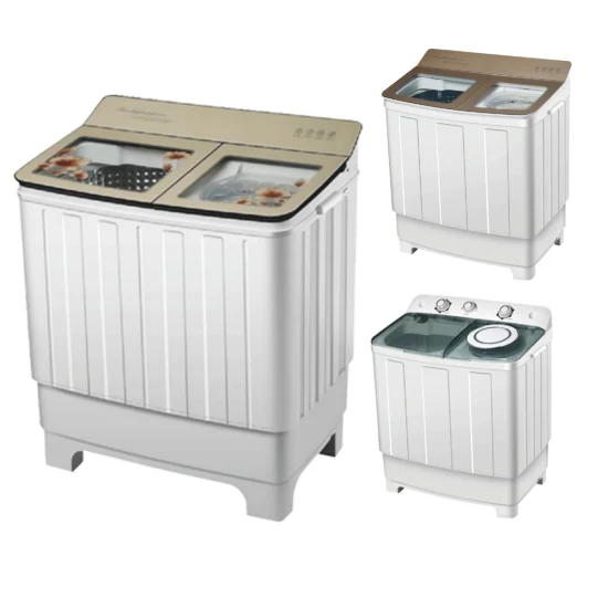15 kg neues Modell mit Kunststoffgehäuse, halbautomatische Doppelwannen-Waschmaschine für Haushaltsgeräte
