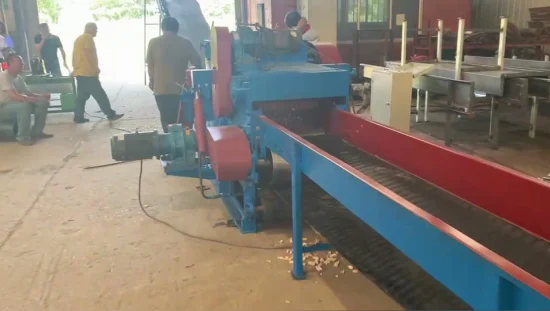 Forstmaschinen mit großer Leistung, industrielle Trommel-Holzhäcksler-Schreddermaschine